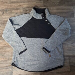 Maurices Charcoal and Black Sweater